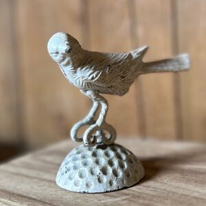 Vintage Cast Metal Bird Figurine